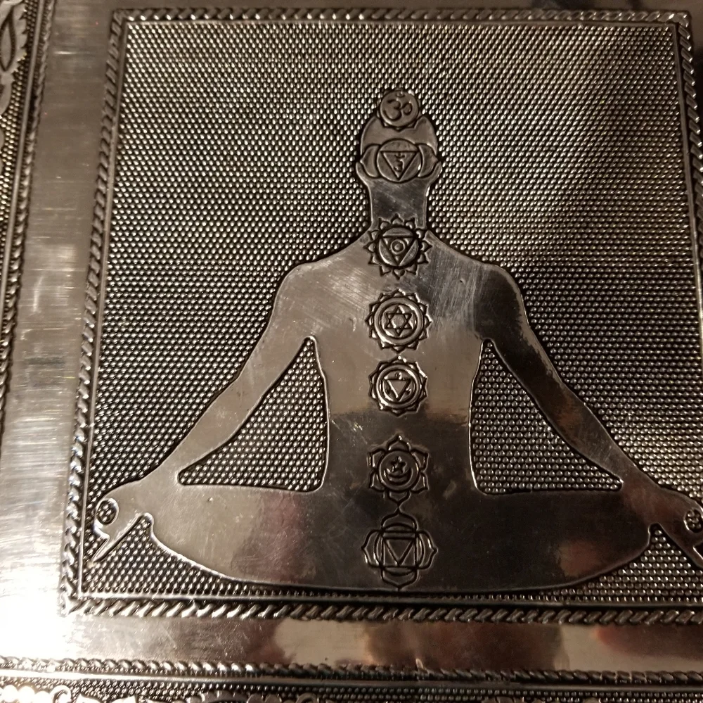 Gorgeous Large Aluminum Buddha Jewelry box